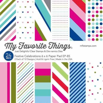 My Favorite Things Festive Celebrations 6x6 Inch Paper Pad