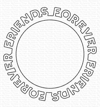 My Favorite Things Die-namics "Friends Forever Circle Frame" | Stanzschablone | Stanze | Craft Die