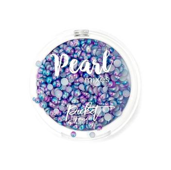 Picket Fence Studios Gradient Flatback Pearls Bright Blue & Soft Viole  - Halbperlen