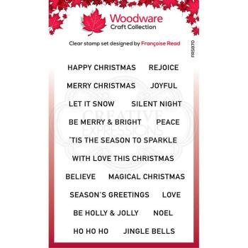 Woodware are Christmas Strips Clear Stamp (FRS870)  Clear Stamps - Stempel 