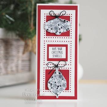 Woodware are Bubble Mini Baubles Clear Stamp (JGS775)  Clear Stamps - Stempel 