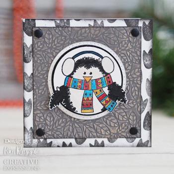 Woodware Festive Fuzzies Mini Penguin   Clear Stamp - Stempel 