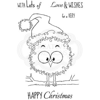 Woodware Festive Fuzzies Robin   Clear Stamps - Stempel 