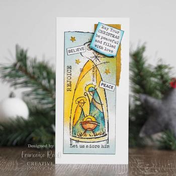 Woodware Reindeer Gnome   Clear Stamps - Stempel 