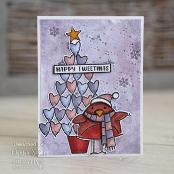 Woodware Tweetmas Robin   Clear Stamps - Stempel 