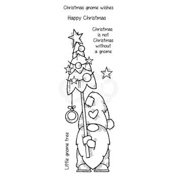 Woodware Tall Tree Gnome   Clear Stamp - Stempel 