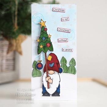 Woodware Tall Tree Gnome   Clear Stamp - Stempel 