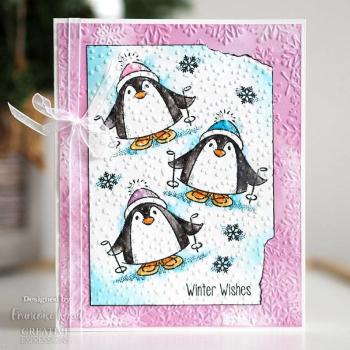 Woodware Peter Penguin   Clear Stamps - Stempel 