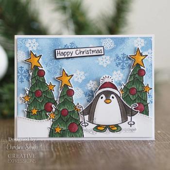 Woodware Peter Penguin   Clear Stamps - Stempel 