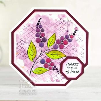 Woodware Bubble Bloom Ellie   Clear Stamps - Stempel 