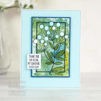 Woodware Bubble Bloom Trinny   Clear Stamps - Stempel 