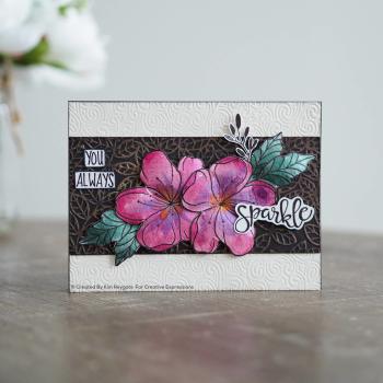 Woodware Mini Floral Wonder   Clear Stamp - Stempel 