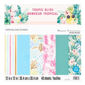 Craft Smith "Tropical Bliss" 12x12" Paper Pad