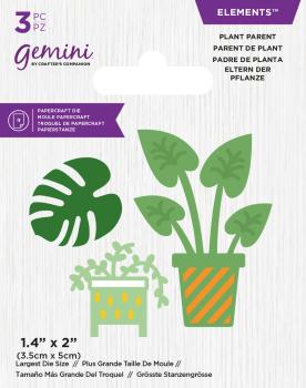 Gemini Plant Parent Mini Elements Dies  - Stanze - Topfpflanze
