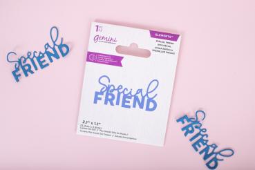 Gemini Special Friend Mini Elements Dies  - Stanze - Freundschaft