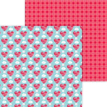 Doodlebug Design "Lots of Love " 12" Paper Pack  - Designpapier 