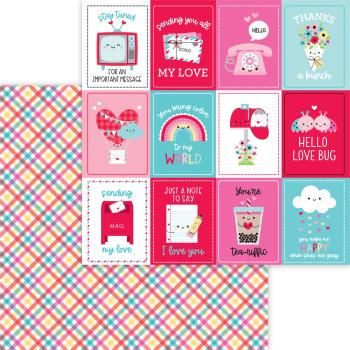 Doodlebug Design "Lots of Love" 6" Paper Pack  - Designpapier 