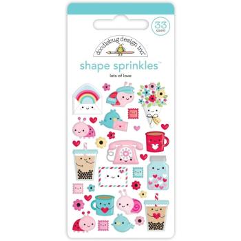 Doodlebug Design Lots of Love Shape Sprinkles 