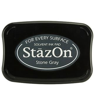 Tsukineko StazOn Inkpad - Stone Grey   - Permanent Stempelkissen