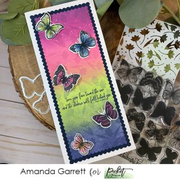 Picket Fence Studios Butterfly Beauties Clear Stamps 