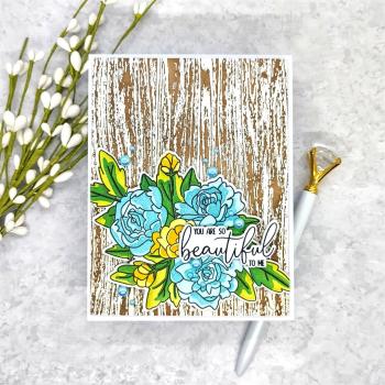 LDRS-Creative Joyful Blooms 4x6 Inch Clear Stamps