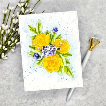 LDRS-Creative Joyful Blooms 4x6 Inch Clear Stamps