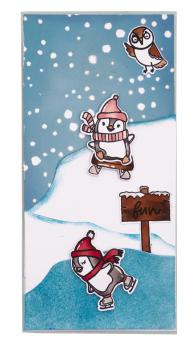 Studio Light -  Stempel mit Stanze Sweet Stories Stamp & Die Snowman