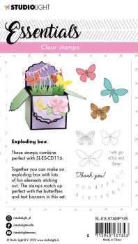 Studio Light -  Stempel mit Stanze Exploding Box 