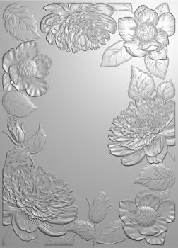 Gemini Exquisite Blooms 3D Embossing Folder - Prägeschablone - Blumen