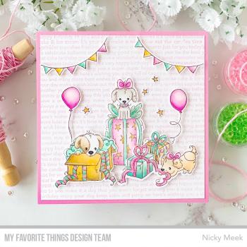 My Favorite Things Stempelset "Itching to Tell You Happy Birthday" Clear Stamp Set