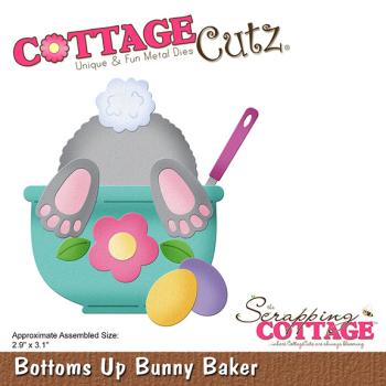 Scrapping Cottage Die - Bottoms Up Bunny Baker