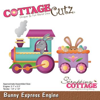 Scrapping Cottage Die - Bunny Express Engine