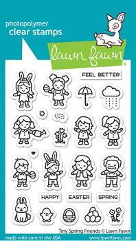 Lawn Fawn Stempelset "Tiny Spring Friends" Clear Stamp