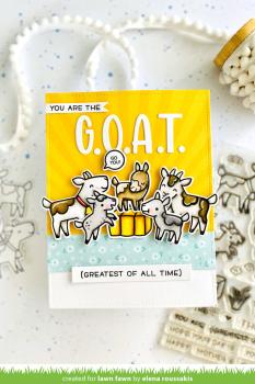 Lawn Fawn Stempelset "You Goat This" Clear Stamp