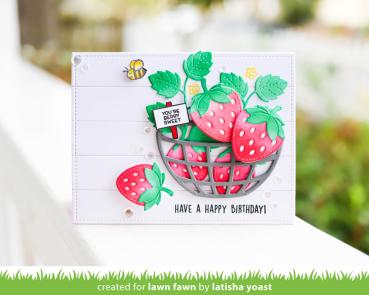 Lawn Fawn Craft Dies - Strawberry Patch