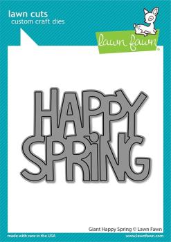 Lawn Fawn Craft Dies - Giant Happy Spring