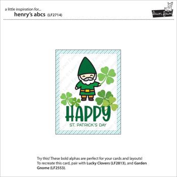 Lawn Fawn Craft Dies - Henry's ABCs