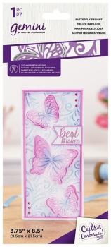 Gemini Butterfly Delight Cut and Emboss Folder - Schneide- und Prägeschablone - Schmetterlinge