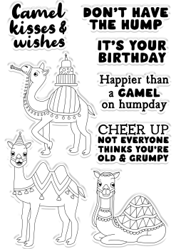 Crafters Companion - Camel Kisses and Wishes  - Clear Stamps