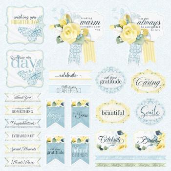 Crafters Companion -Kindly Thoughts - 12" Paper Pack