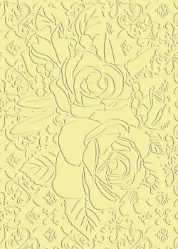 Crafters Companion - Kindly Thoughts 3D Embossing Folder Brilliant Flor - Prägefolder