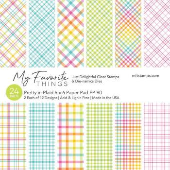 My Favorite Things Pretty in Plaid 6x6 Inch Paper Pad