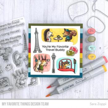 My Favorite Things Stempelset "Travel Buddies" Clear Stamp Set