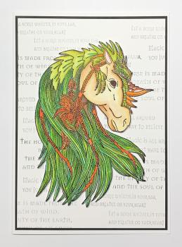 IndigoBlu "The Elvin Horse" A5 Rubber Stamp