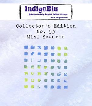 IndigoBlu "Collectors Edition no.53 Mini Squares" A7 Rubber Stamp