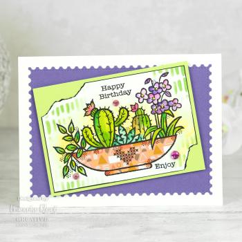 Woodware Plant Display  Clear Stamps - Stempel 