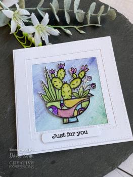 Woodware Succulent Display  Clear Stamps - Stempel 