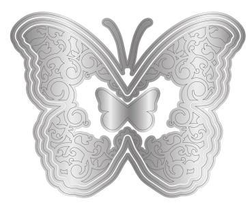 Gemini Exquisite Butterfly Create-a-Card Dies  - Stanze - 