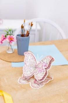 Gemini Exquisite Butterfly Create-a-Card Dies  - Stanze - 