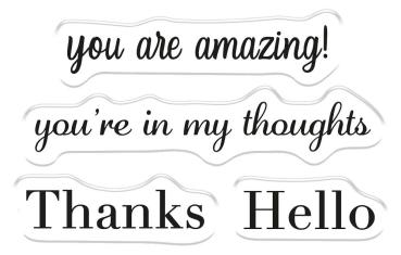 Gemini JUST TO SAY You Are Amazing Stamp & Die  - Stempel & Stanze 